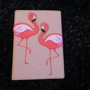 NWT Kate Spade Flamingo Passport Cover